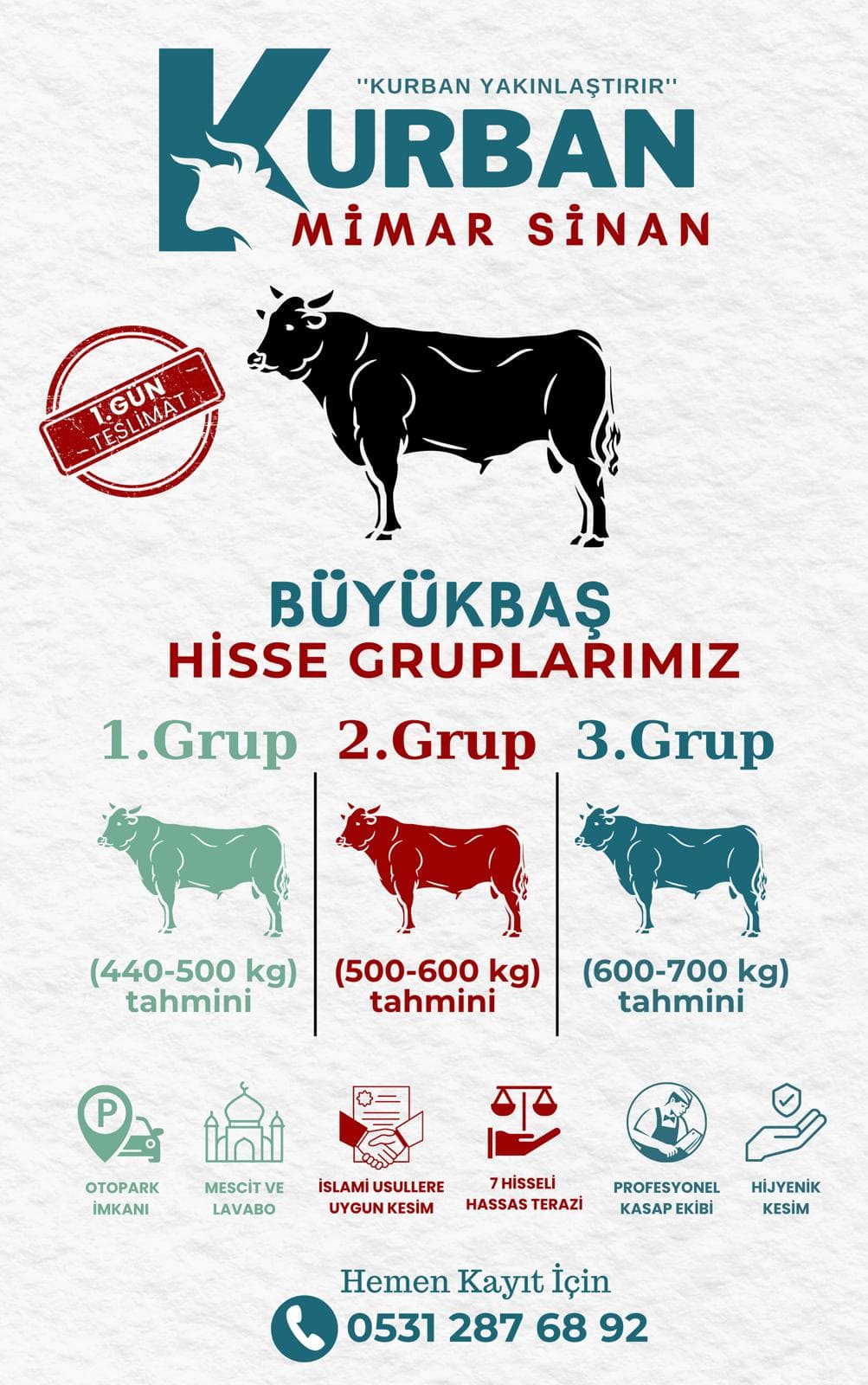 Büyükbaş Grup Dağılımı